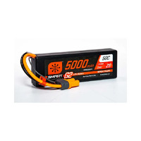 Spektrum 5000mAh 2S 7.4V 50c Smart G2 Hard Case LiPo Battery with IC5 Connector