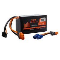 Spektrum 810mAh 2S 7.4V 50C Mini LiPo with IC2 Connector SPMX8102SH2