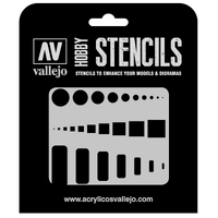 Vallejo 1/32 Access Trap Doors Stencil ST-AIR003