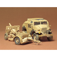 TAMIYA BR. 25 PDR. GUN & QUAD TRACTOR 35044