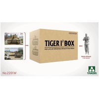 TAKOM 1/35 DOUBLE TIGER BOX (EARLY + LATE/LATE COMMAND/ MICHAEL WITTMAN + 1/16 MICHAEL WITTMAN) PLASTIC MODEL KIT