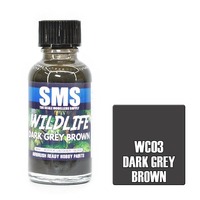 WILDLIFE COLOUR DARK GREY BROWN 30ML WC3